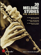 30 MELODIC STUDIES CLARINET cover